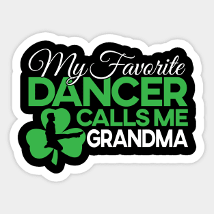 Favorite Dancer - Grandma/Boy T-Shirt Sticker